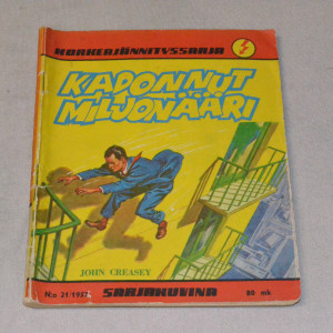 Korkeajännityssarja 21 - 1957 Kadonnut miljonääri